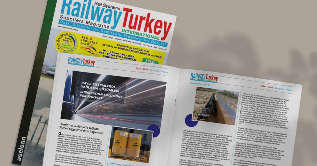 Gresan tarafından yazılan ralı sistemlerde yağlama makalesi