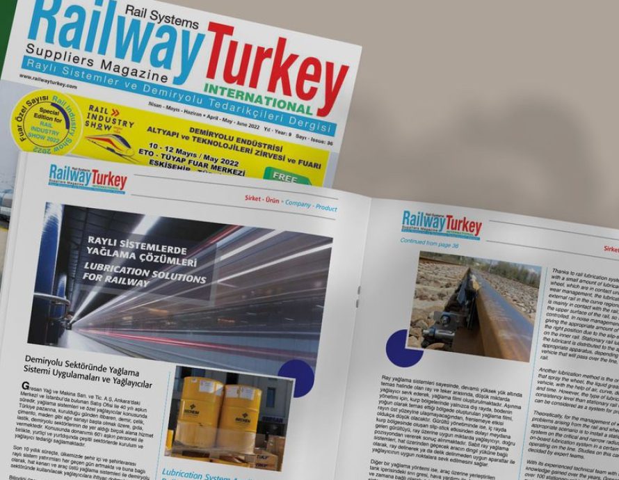 Gresan tarafından yazılan ralı sistemlerde yağlama makalesi